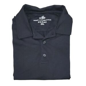 Black UF Pro urban polo style shirt